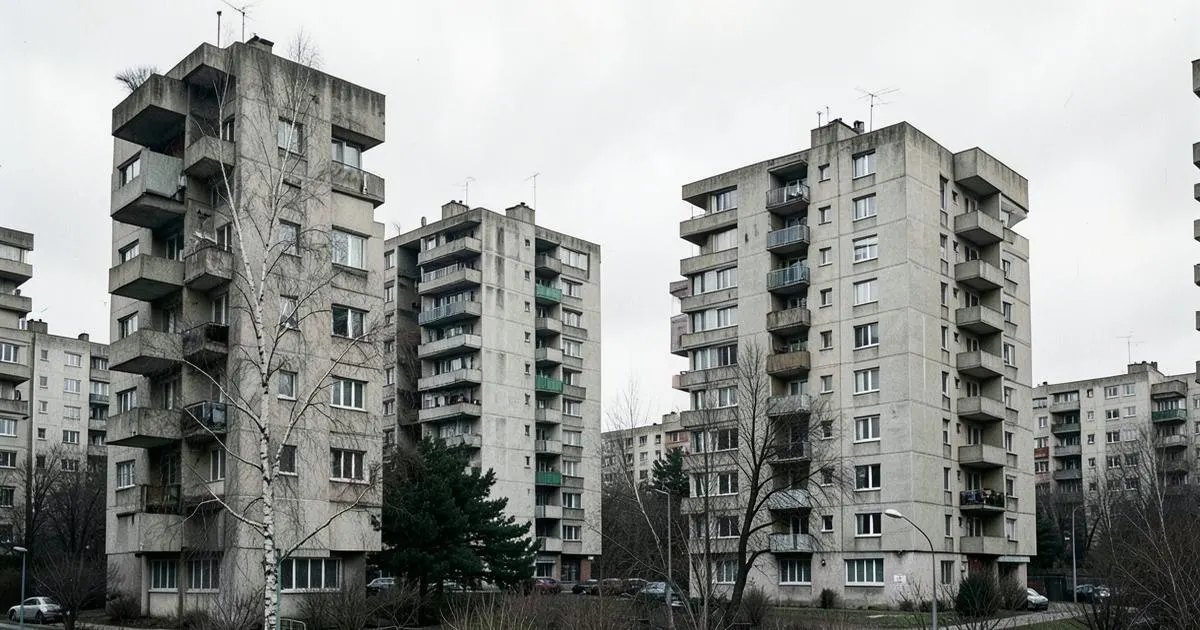 Immeubles collectifs des quartiers périphériques à Loudun